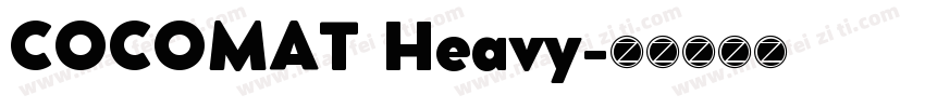 COCOMAT Heavy字体转换